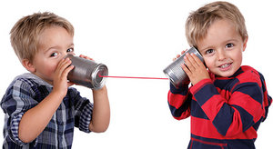 kids on the phone - Copyright – Stock Photo / Register Mark